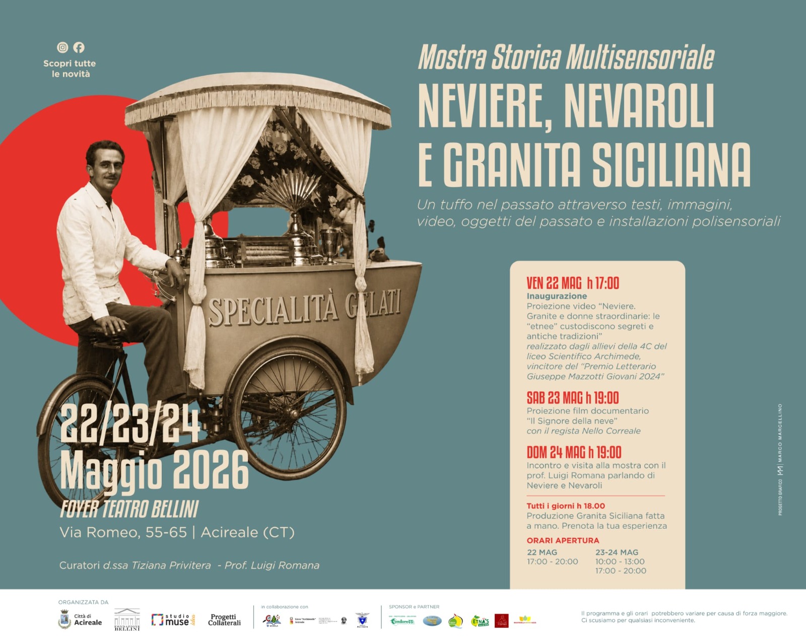 Neviere, Nevaroli e Granita Siciliana